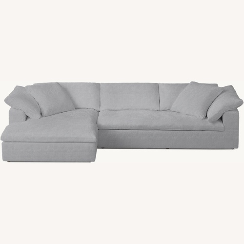 Used Restoration Hardware Cloud Left-Arm Sofa Chaise Bench Seat Sectional for sale on AptDeco