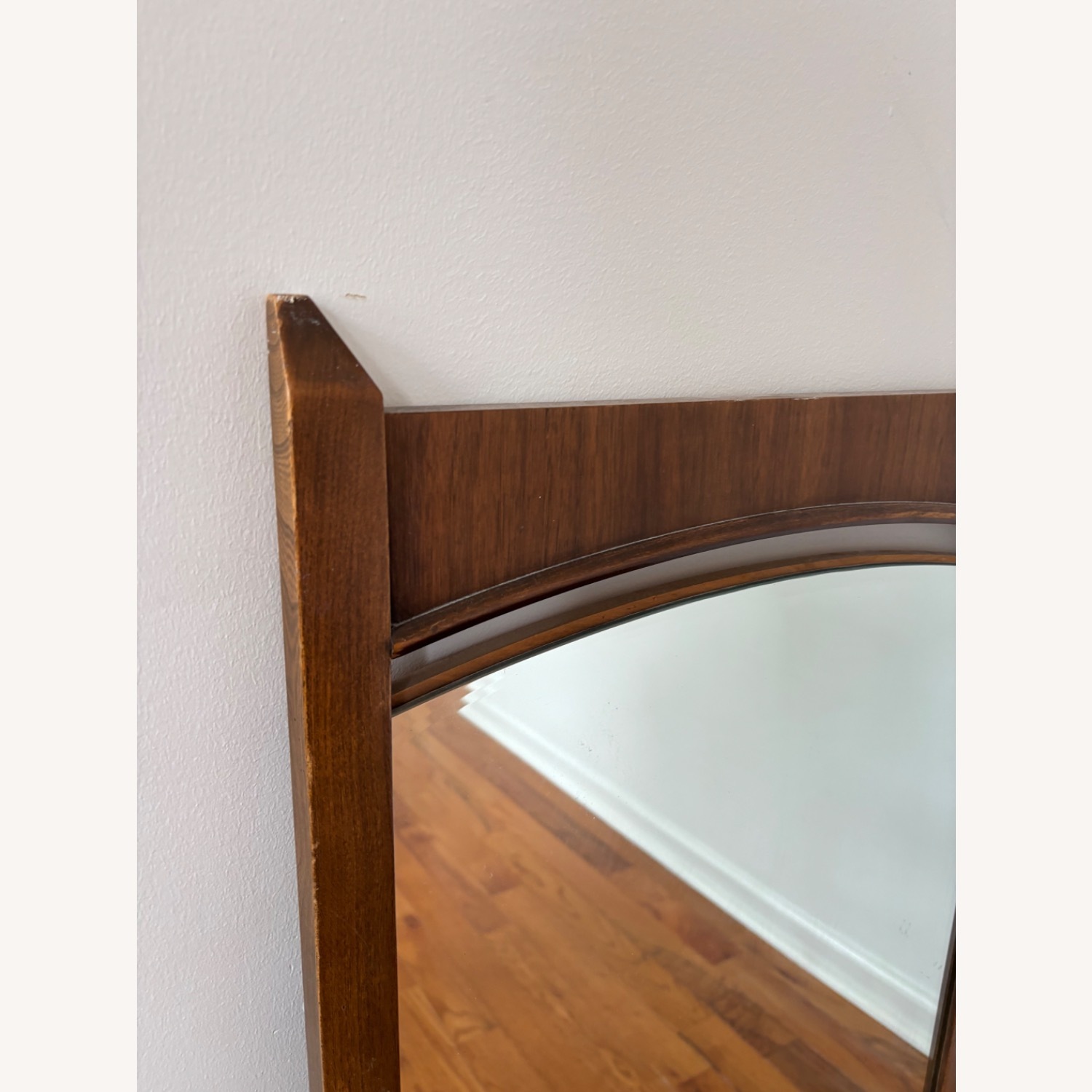 Antique Wood Mirror - image-2