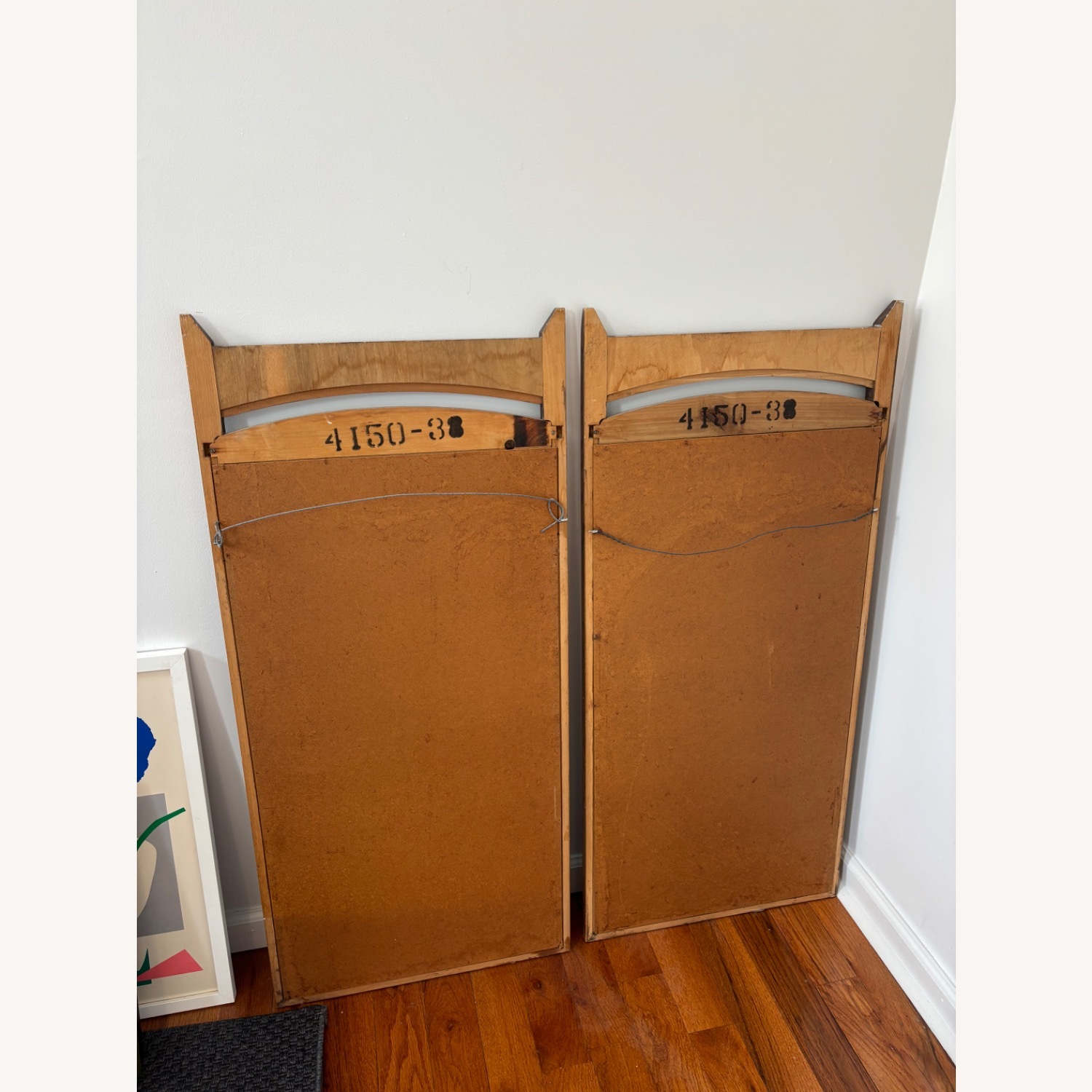 Antique Wood Mirror - image-3