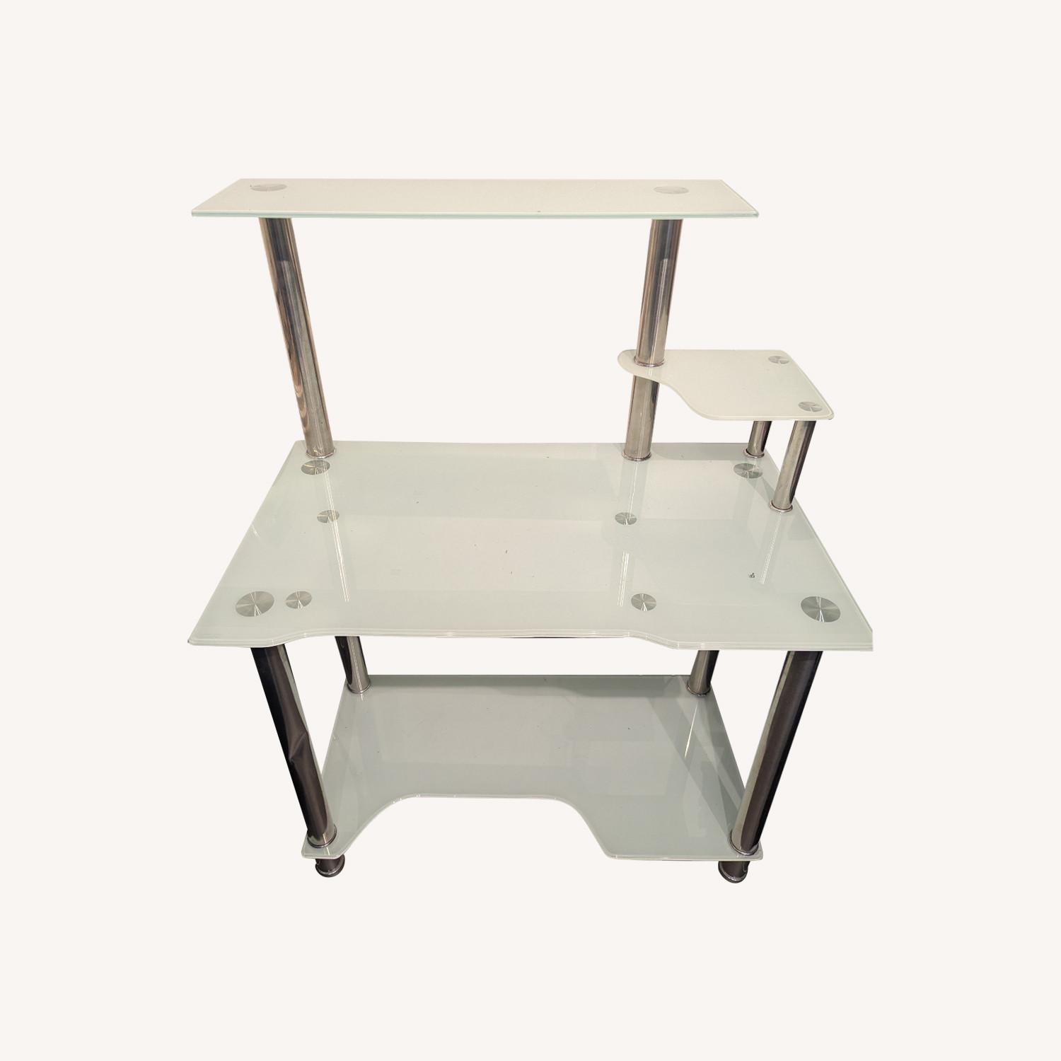 Glass Computer Desk - image-0