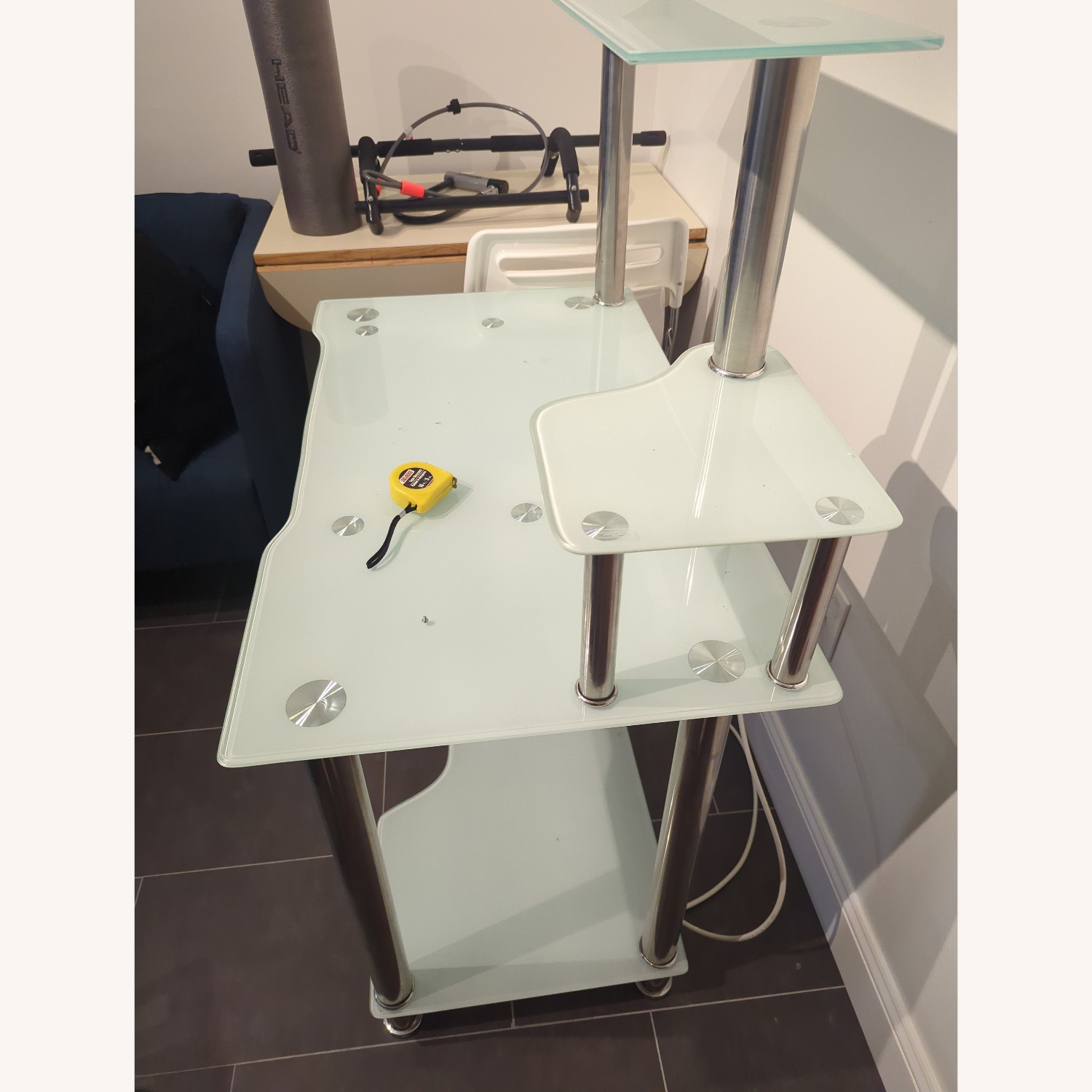 Glass Computer Desk - image-3