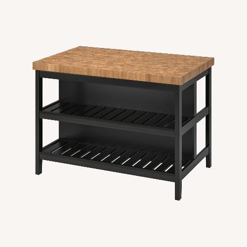 Used IKEA VADHOLMA Kitchen Island for sale on AptDeco