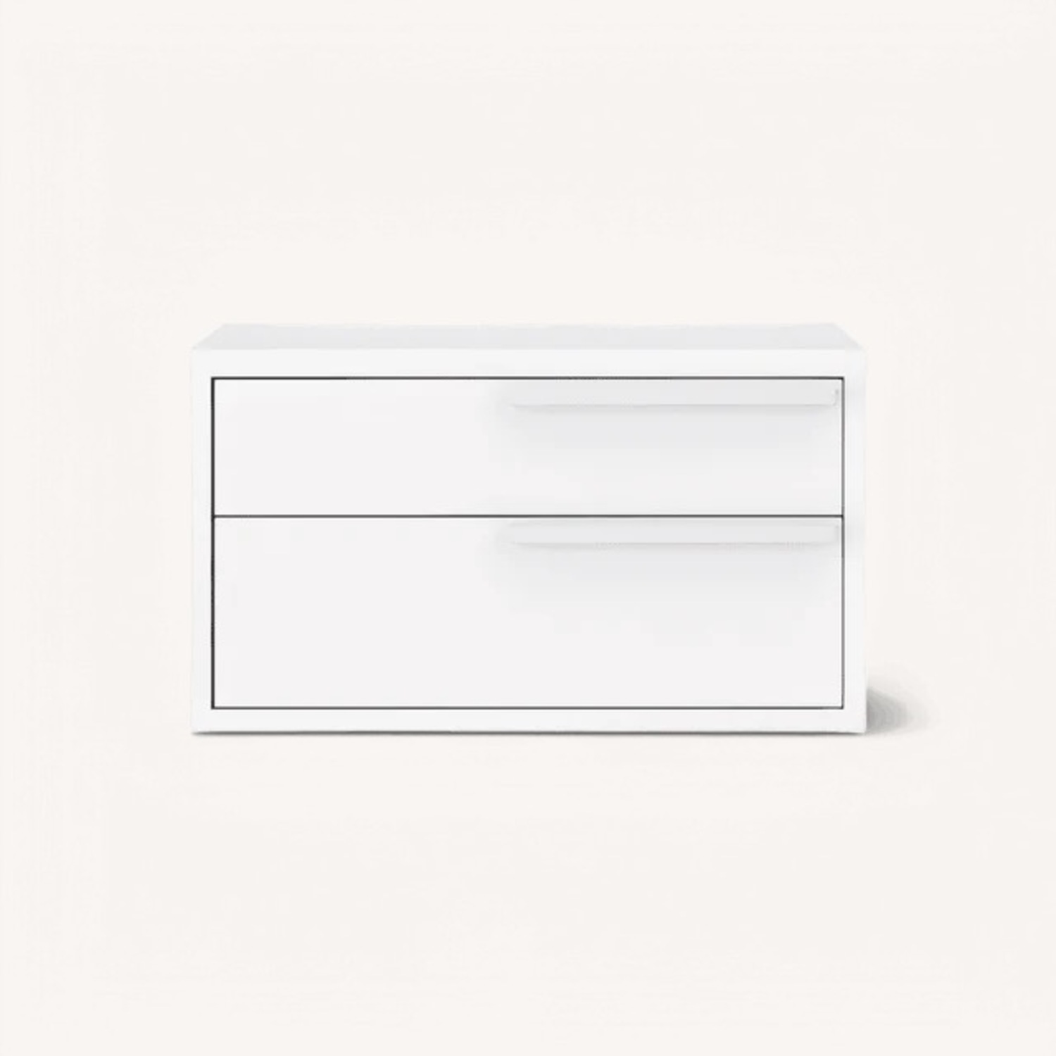 Modani Nightstand White High Gloss Melamine  - image-4