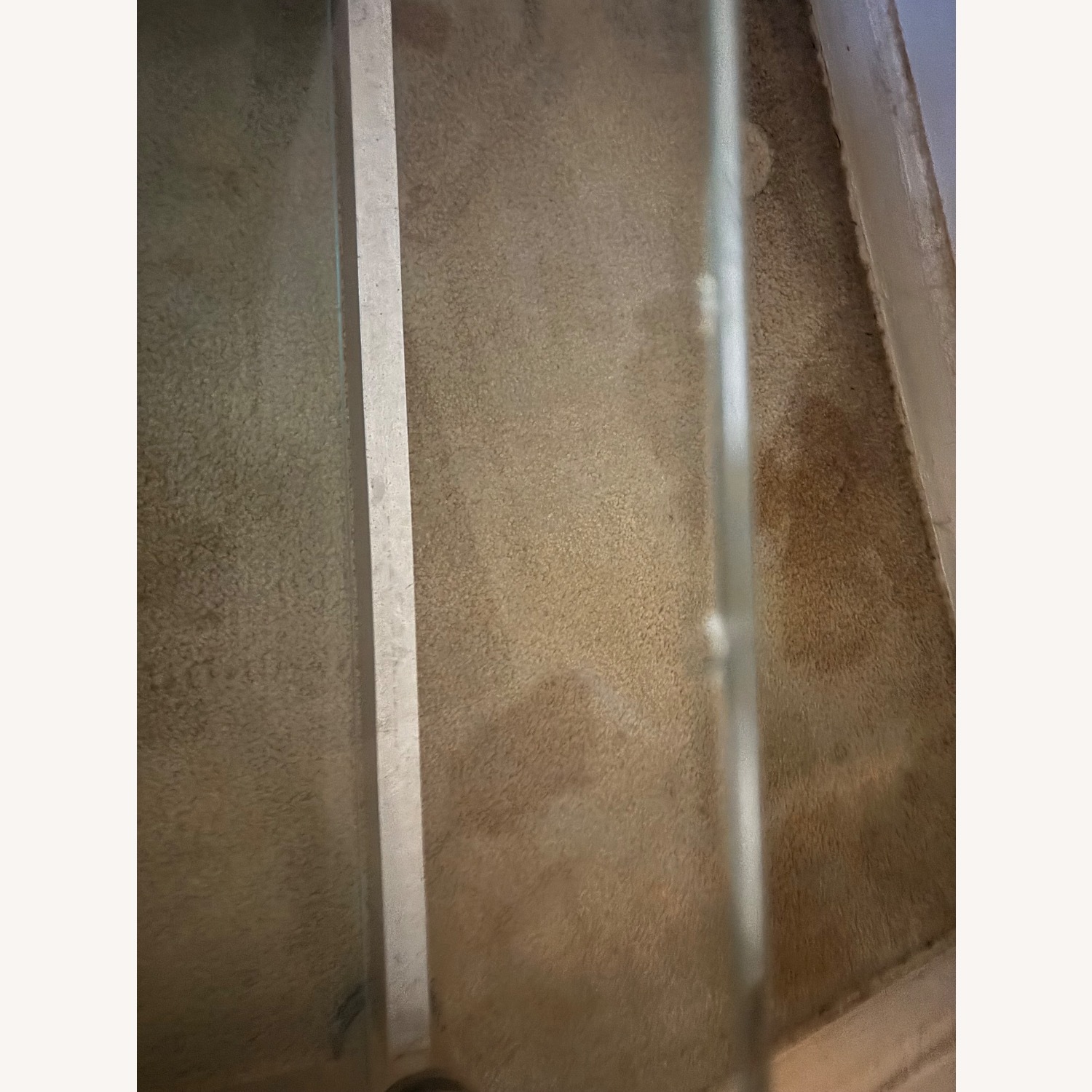 Silver Etagere with Brass Edgings on Each Corner  - image-4