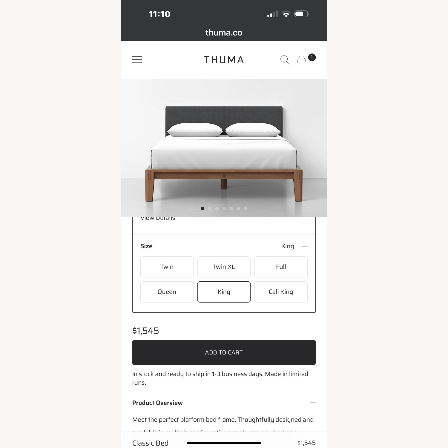 Thuma King Bed - image-7