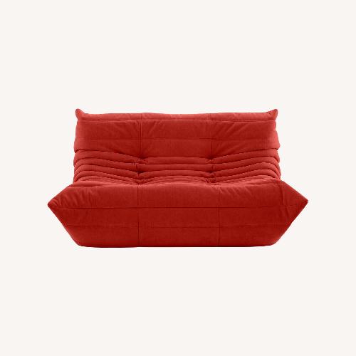 Used Ligne Roset Togo Two-Seater Suede for sale on AptDeco