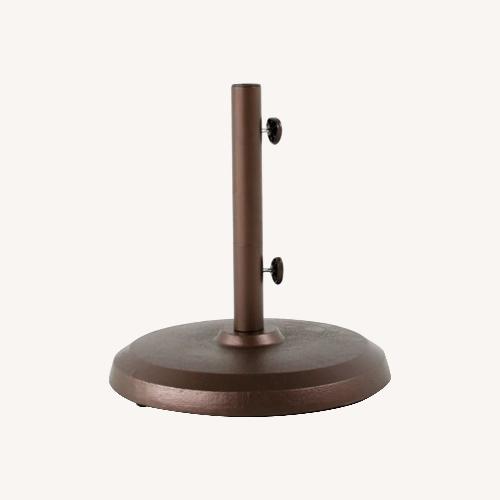 Used Pottery Barn Round Steel Umbrella Base for sale on AptDeco