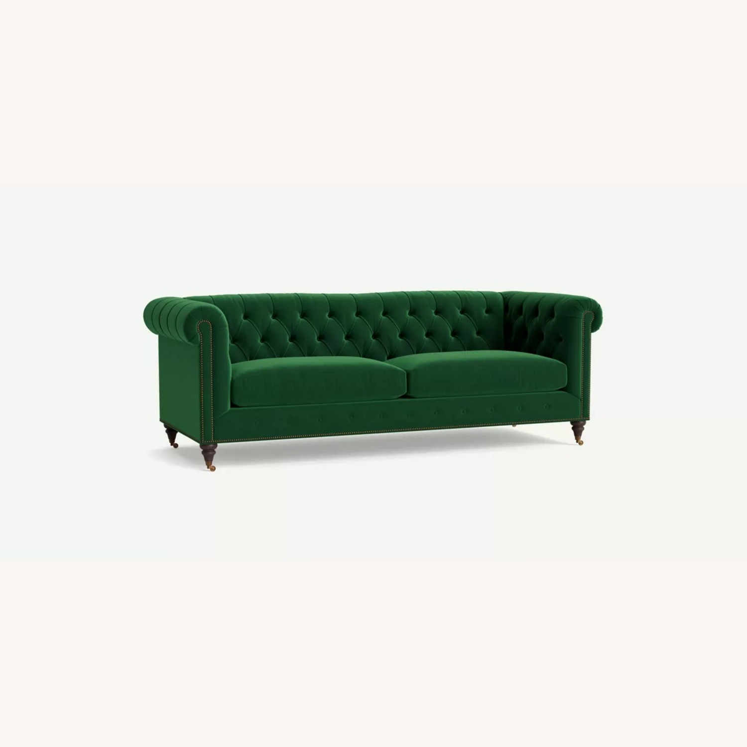 Anthropologie Lyre Chesterfield Two-Cushion Sofa - image-6