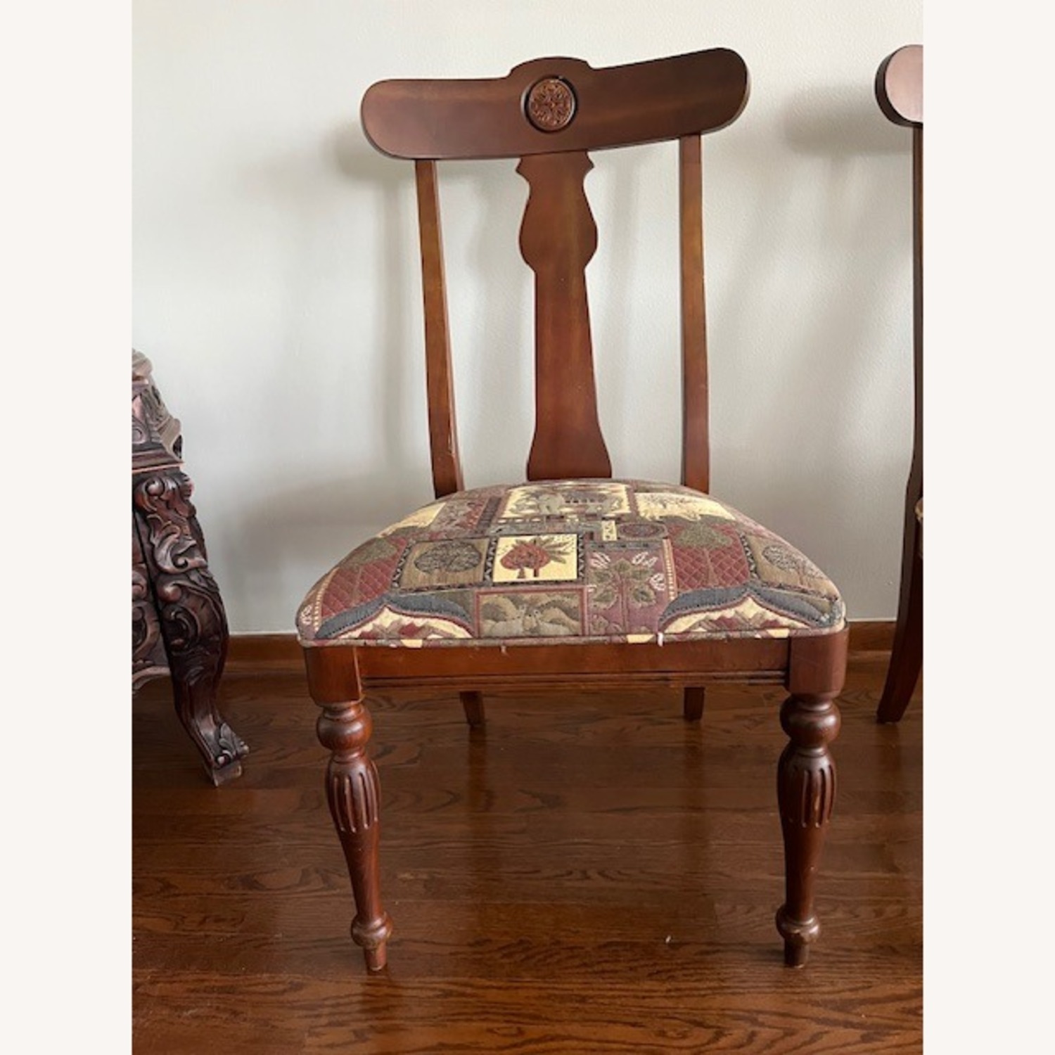 超広々サイズ！アメリカ Ethan Allen 伸長式テーブル&チェア6脚 超広々サイズ！アメリカ Ethan Allen 伸長式テーブル&チェア6脚