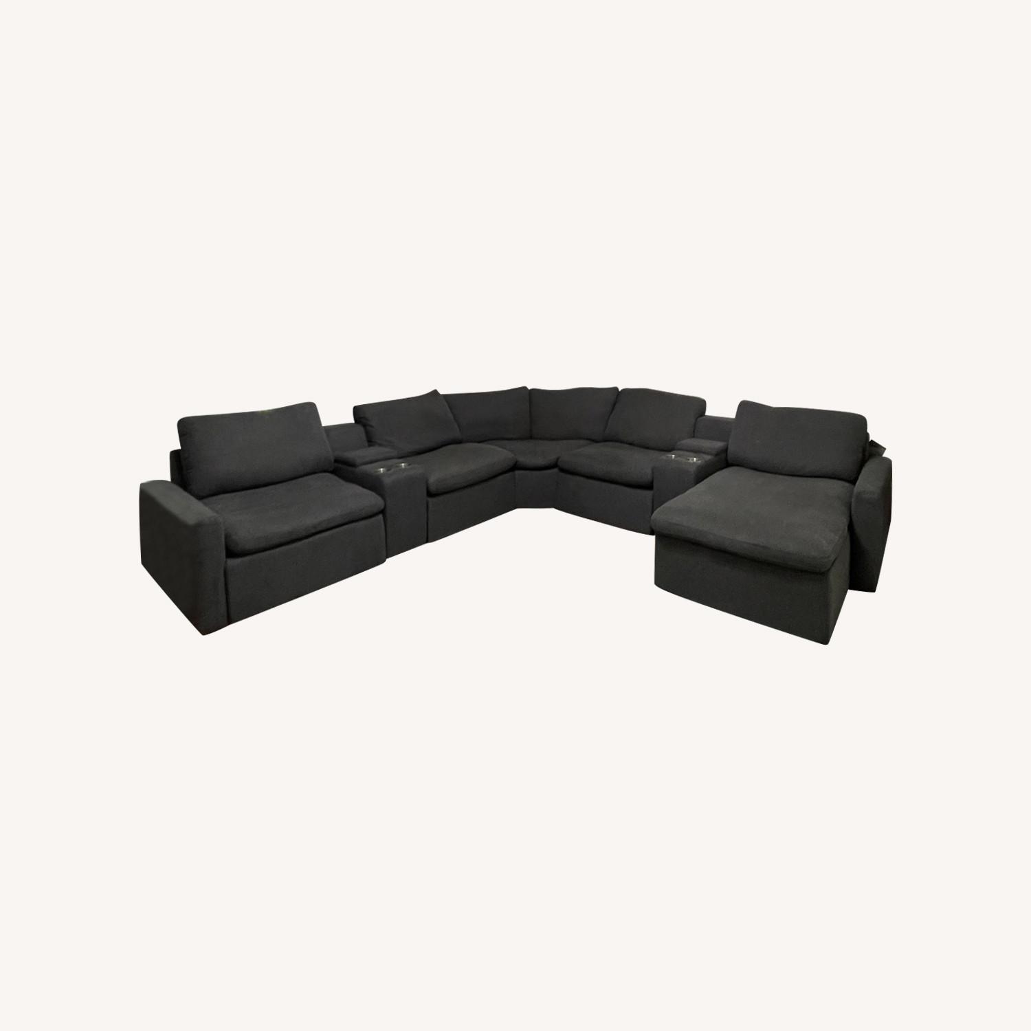 Ashley Blue Power Reclining Sectional  - image-7