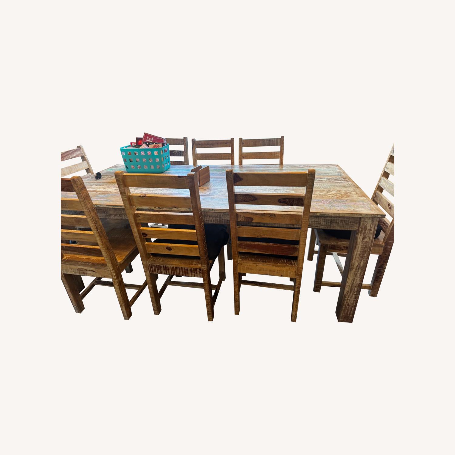 Large Coastal Dining Room Set - image-0
