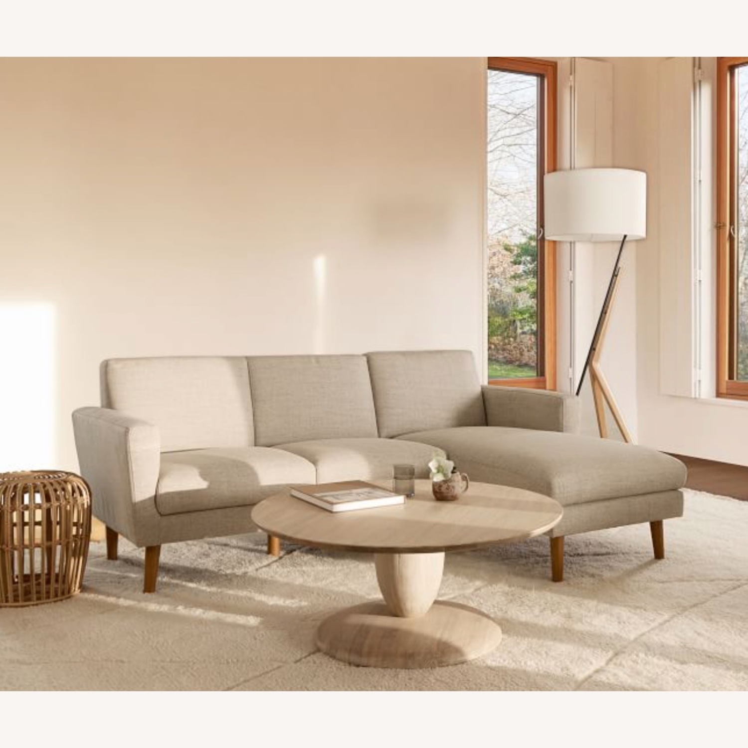 New West Elm Chaise Sectional - image-4