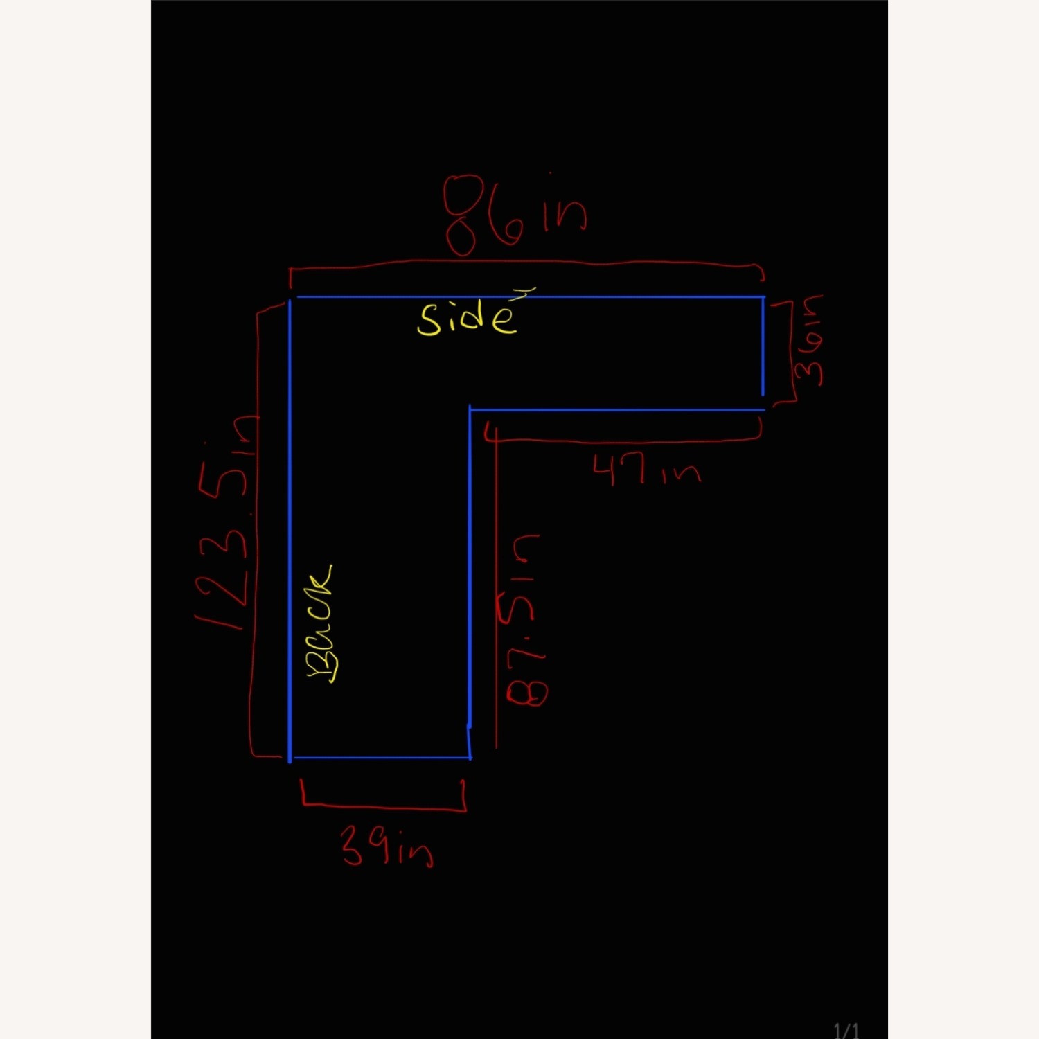 Emerson Slate Gray Right-arm Facing Chaise - image-3