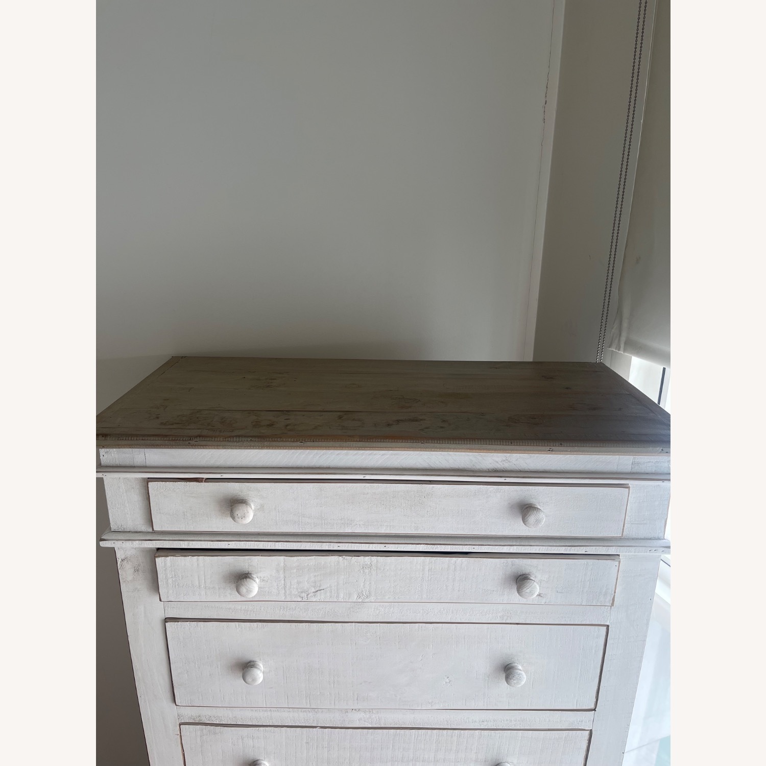 Rustic Whitewashed 6-Drawer Chest - image-4