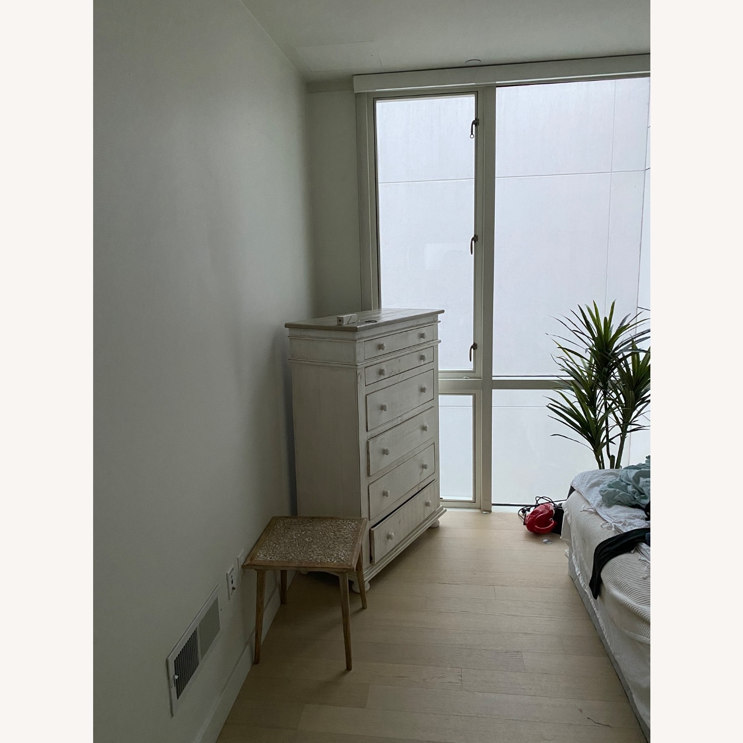 Rustic Whitewashed 6-Drawer Chest - image-3