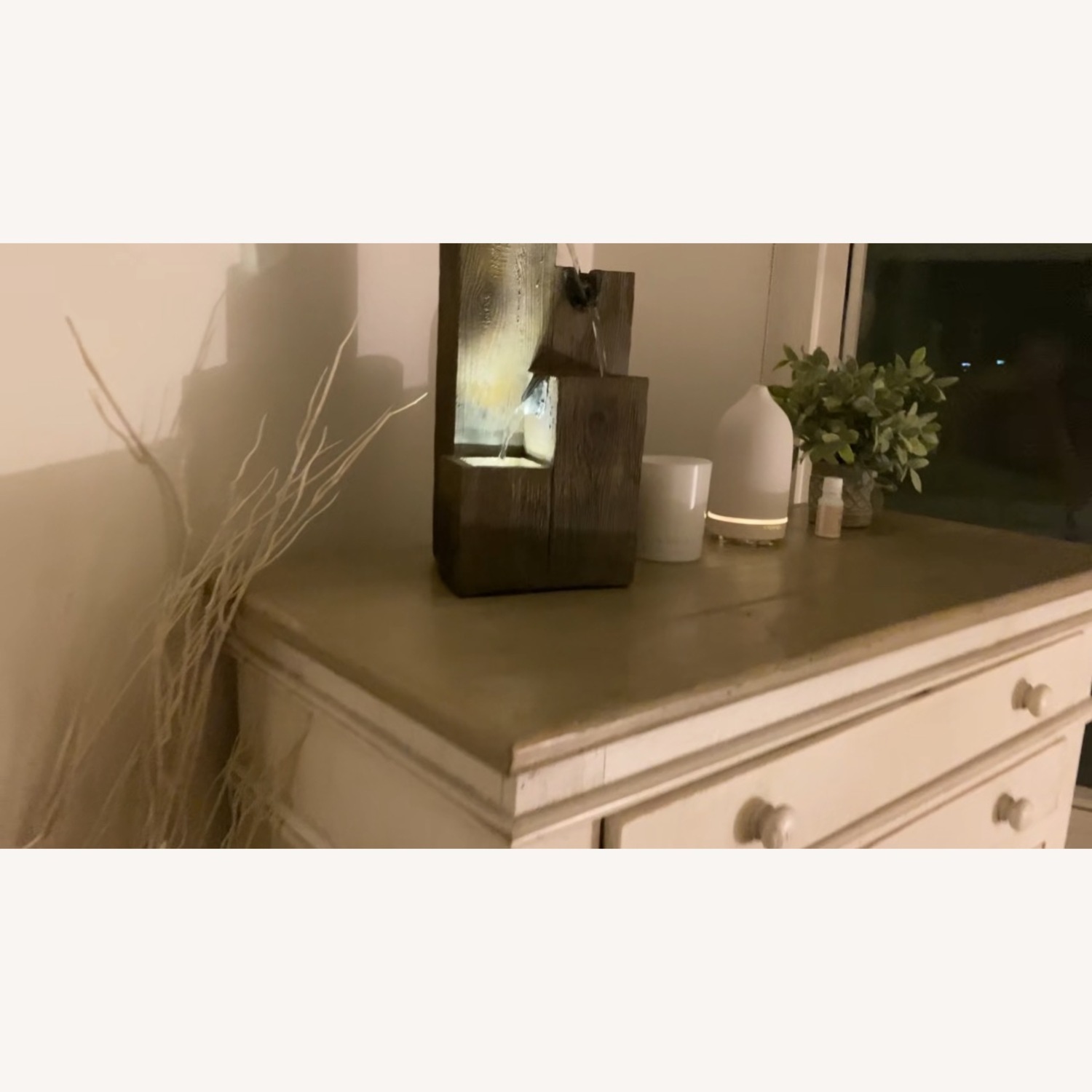 Rustic Whitewashed 6-Drawer Chest - image-5