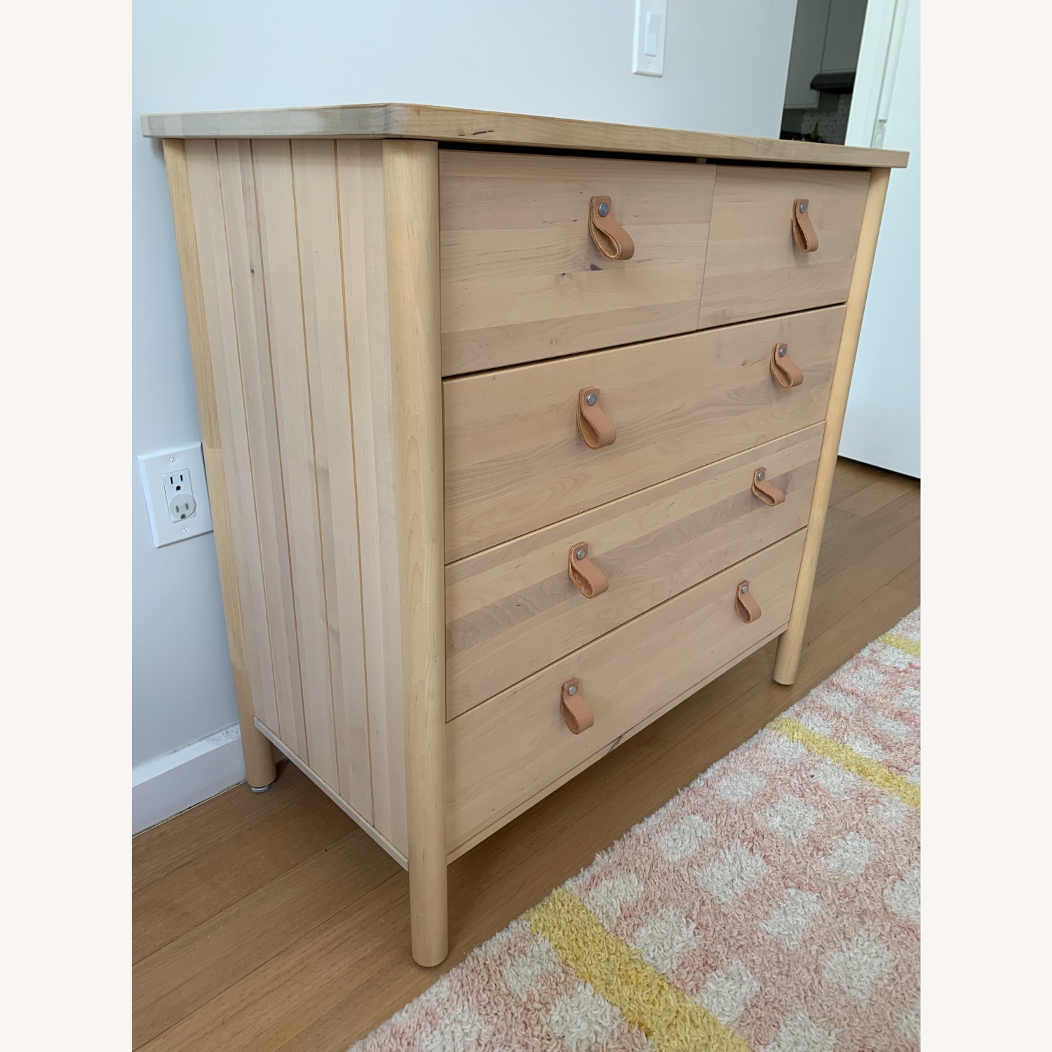 IKEA BJÖRKSNÄS Chest of 5 Drawers – Birch - image-3