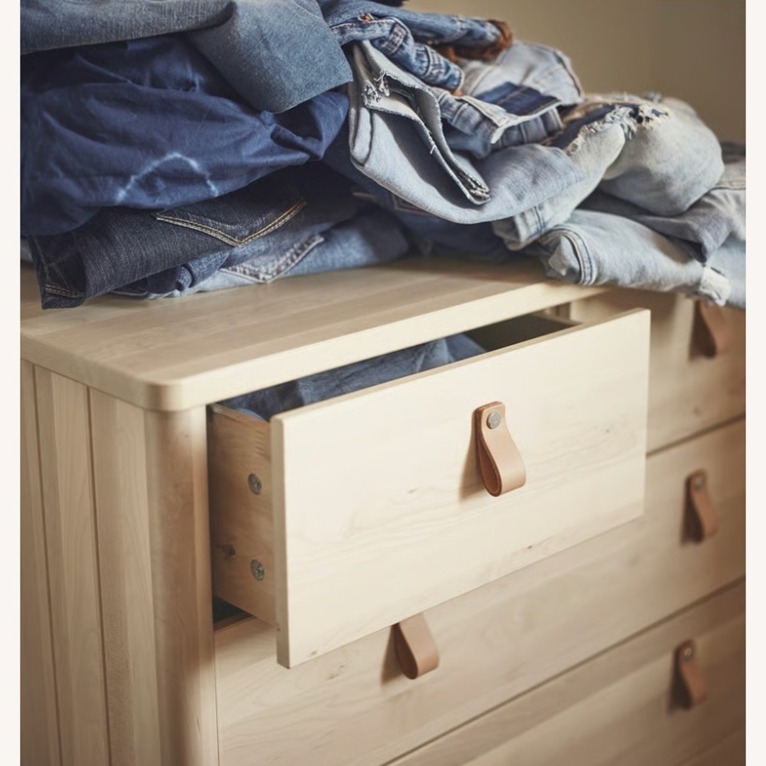 IKEA BJÖRKSNÄS Chest of 5 Drawers – Birch - image-6