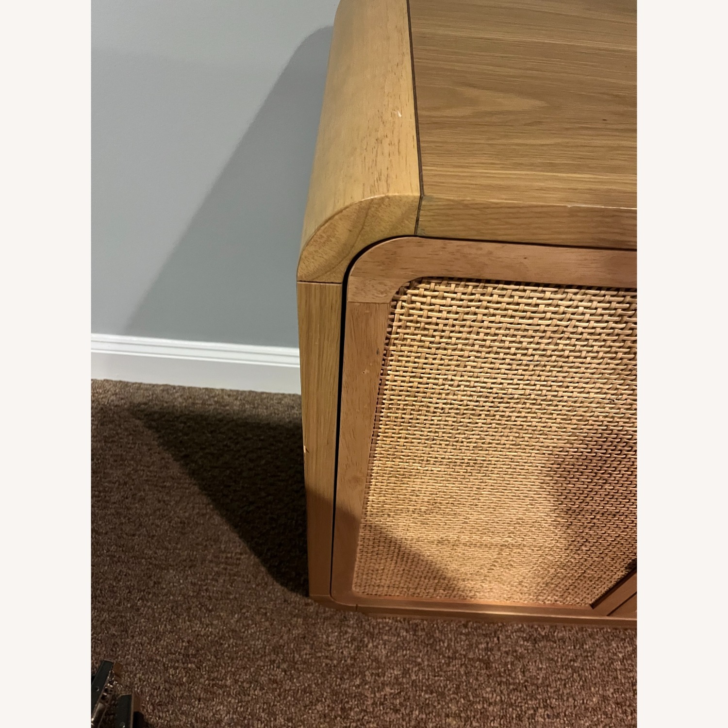 Light Wood Rattan Sideboard - image-2