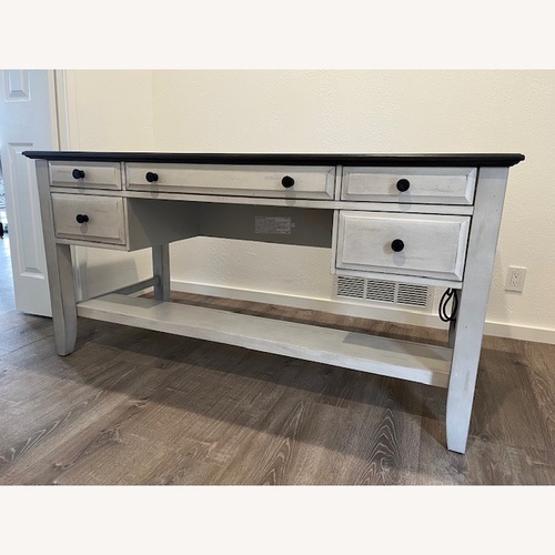 Used Living Spaces Aberdeen Work Desk for sale on AptDeco