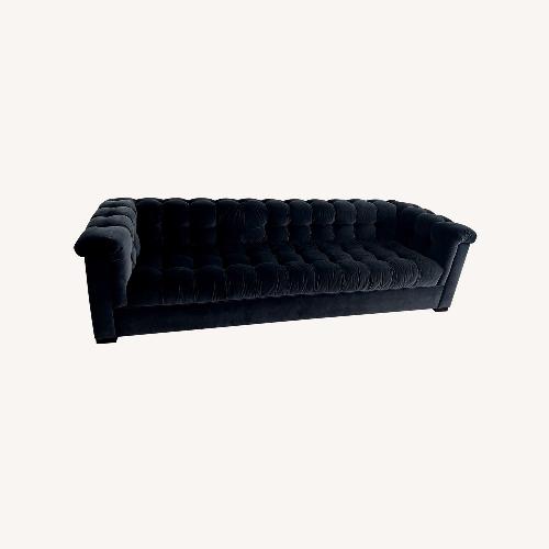 Used Blue Velvet Couch for sale on AptDeco