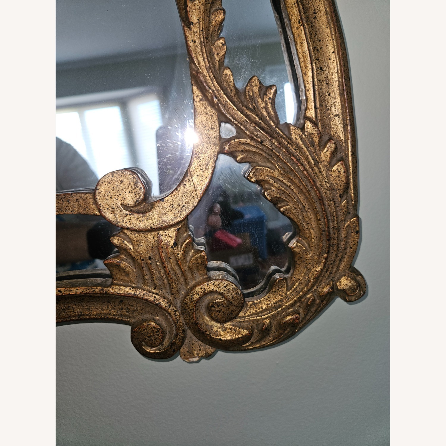 Vintage Louis XV Ornate Mirror - image-3