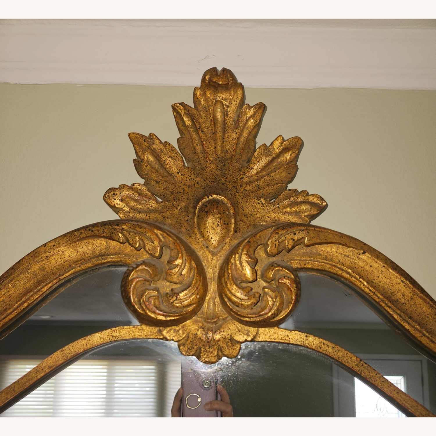 Vintage Louis XV Ornate Mirror - image-2