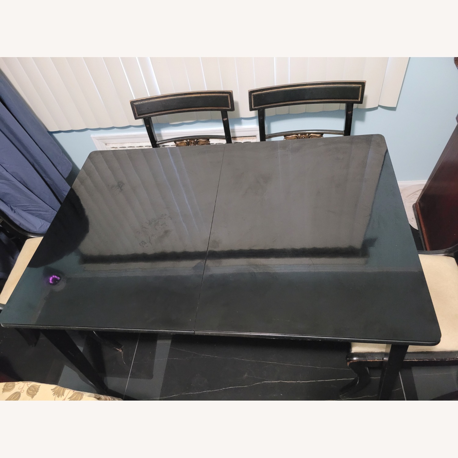 Vintage/Antique Dining Table with 4 Chairs - image-3