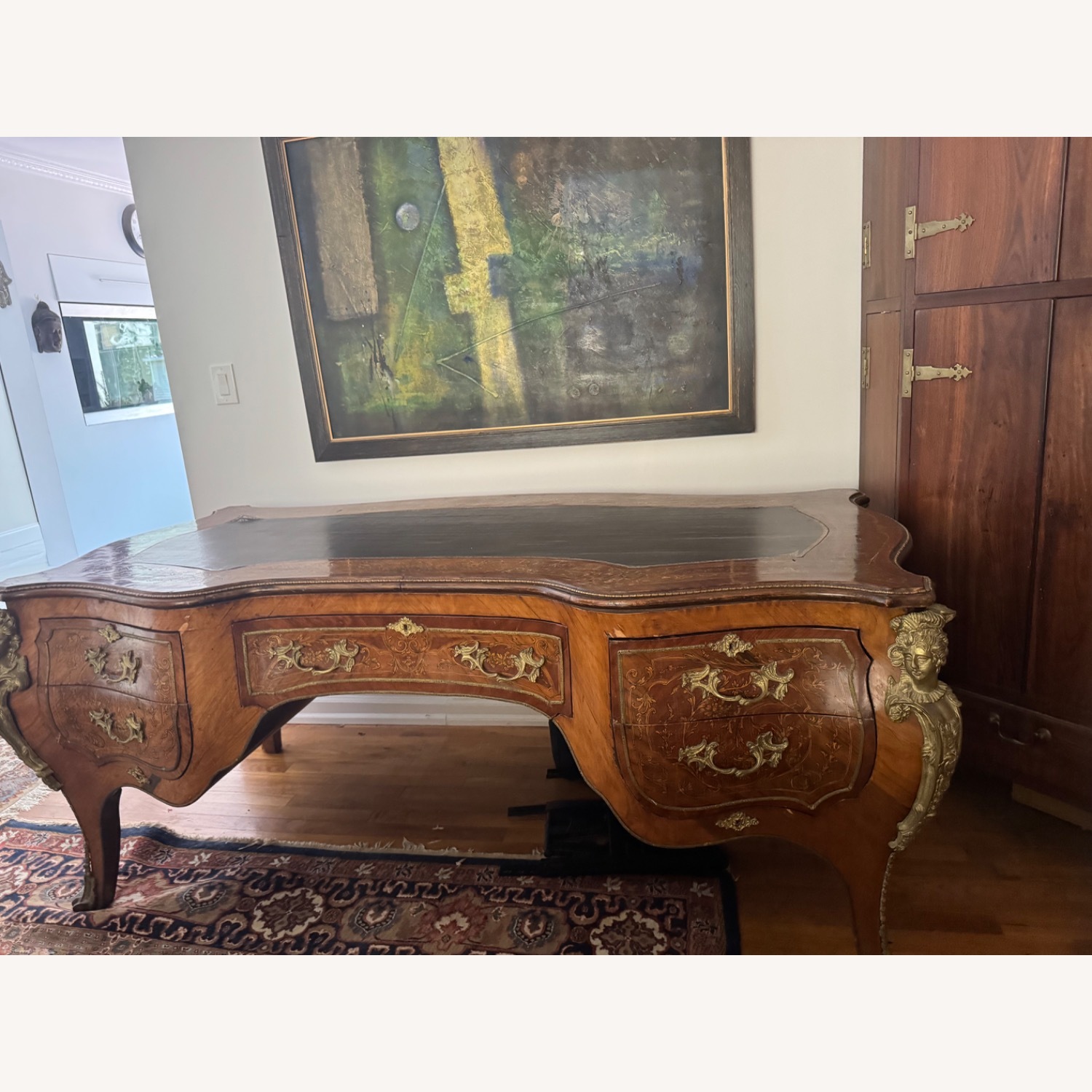 Antique Ornate Desk - image-3
