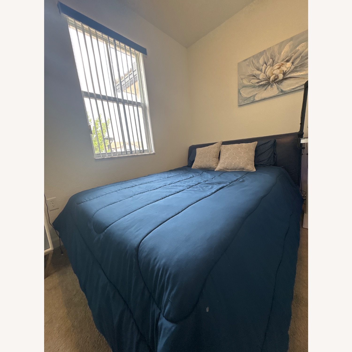 Queen Leather Bed Frame - image-1