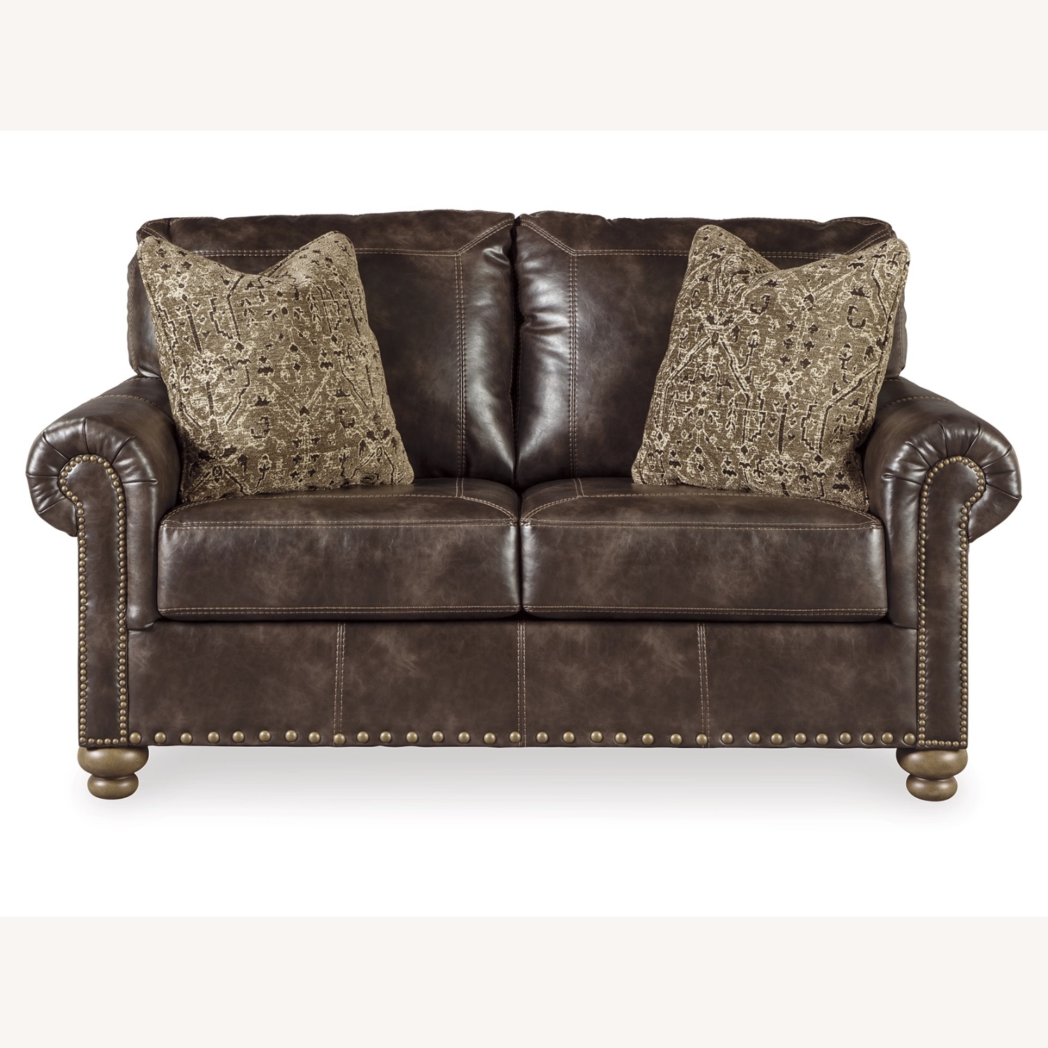 Ashley Nicorvo Dark Brown Loveseat  - image-4