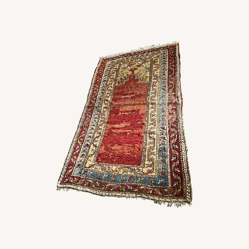 Used Antique Turkish Konya Prayer Rug for sale on AptDeco
