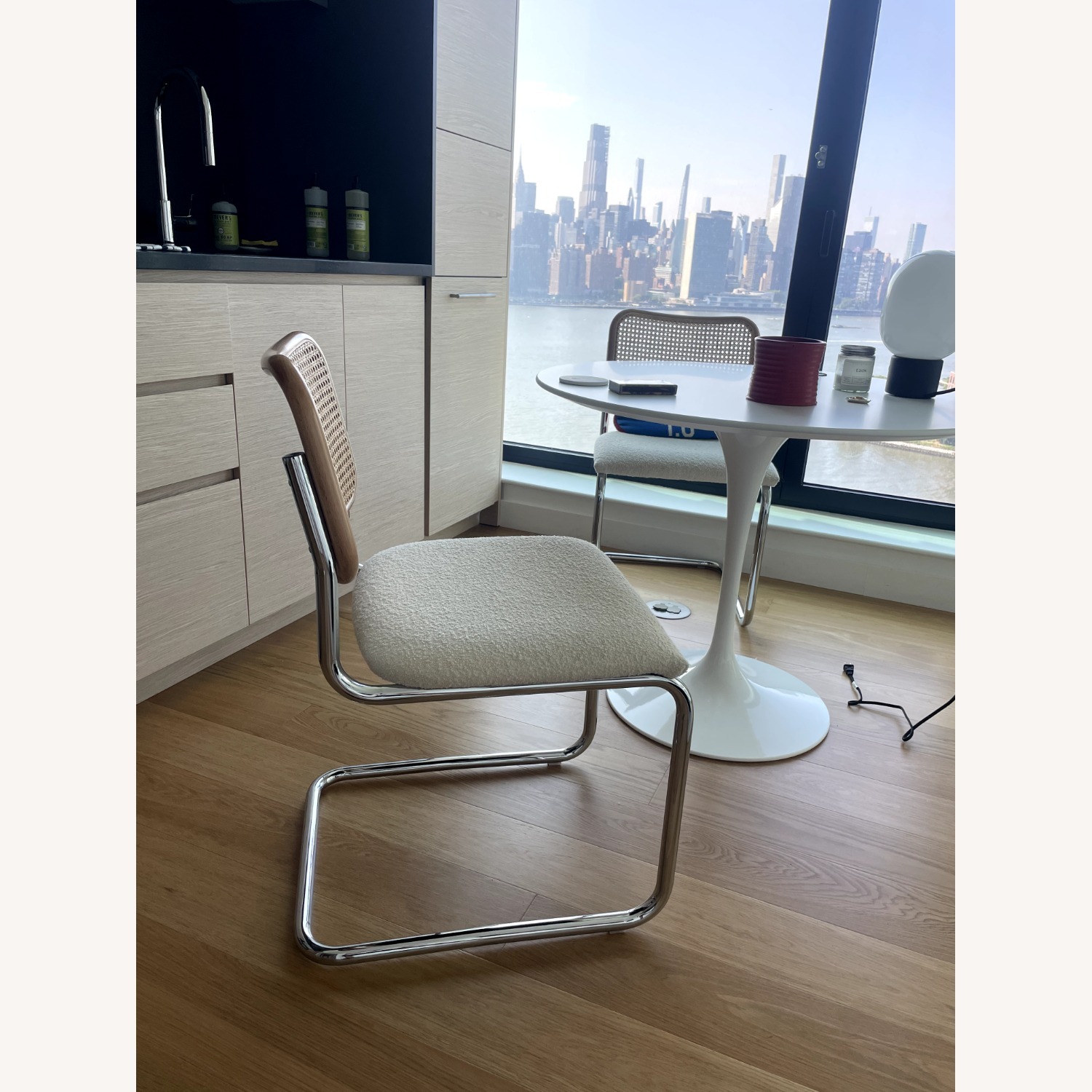 Knoll Cesca Upholstered Seat Side Chair - image-2