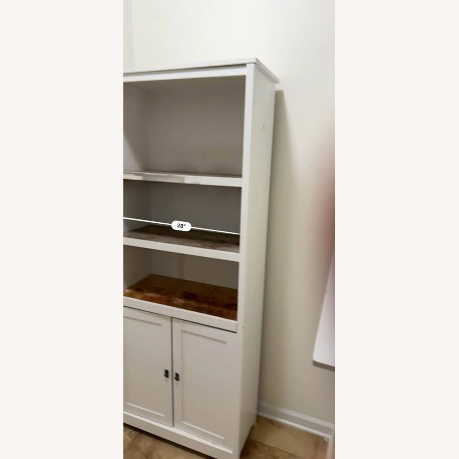 White Standing Shelf - image-7