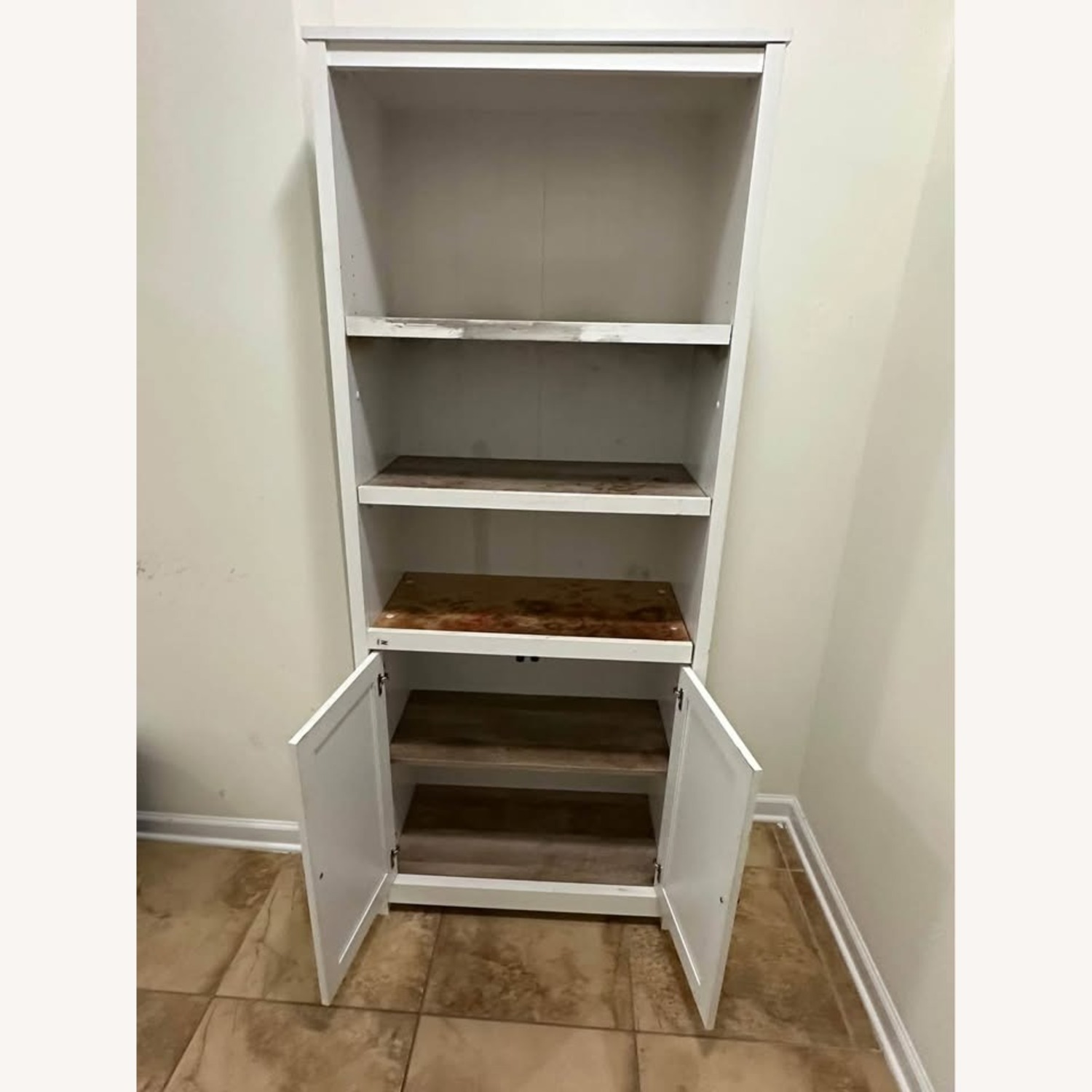 White Standing Shelf - image-4