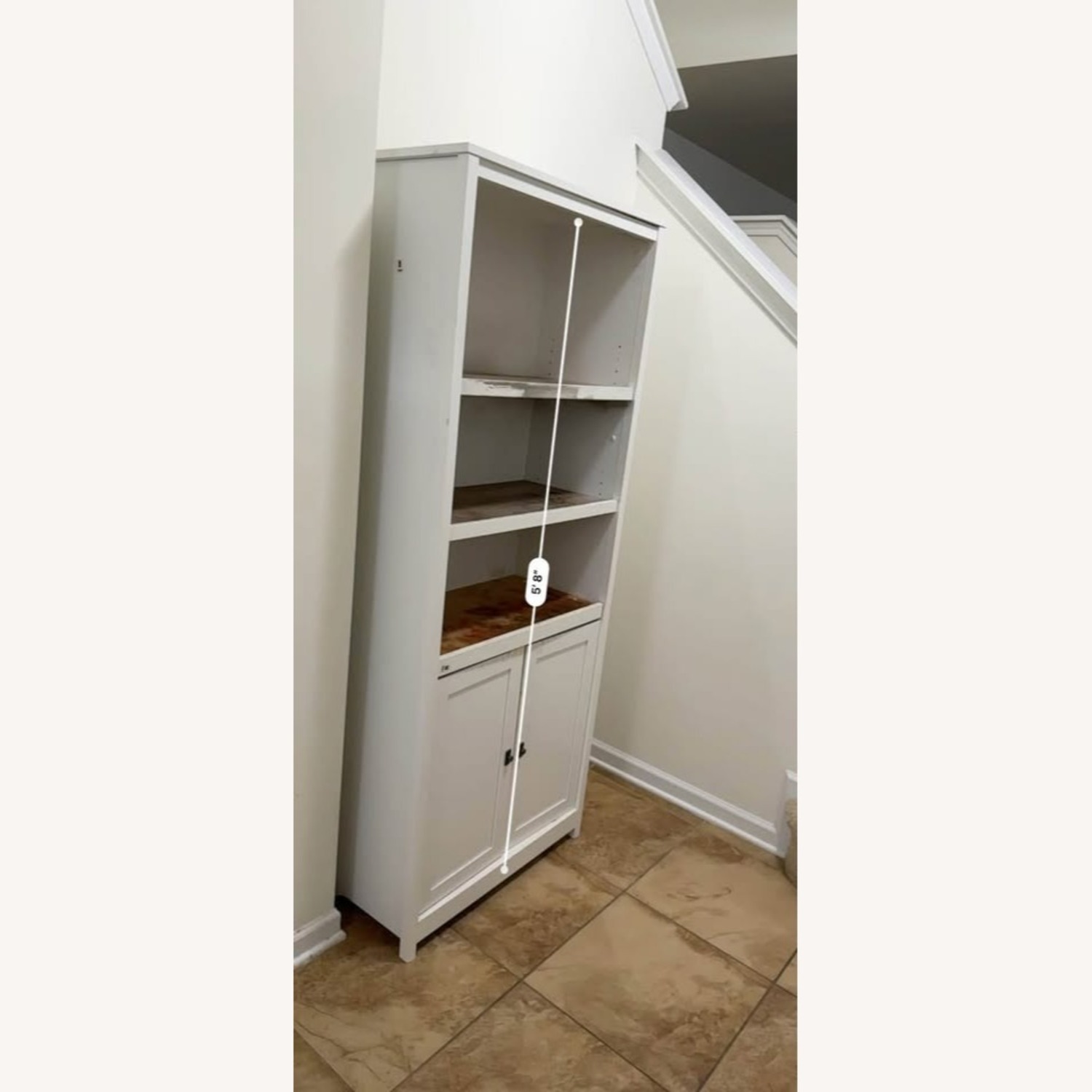 White Standing Shelf - image-5