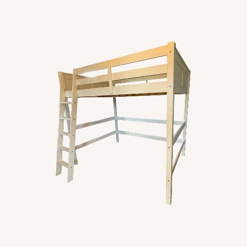 Used Wayfair Snari White Full Size Loft Bed for sale on AptDeco