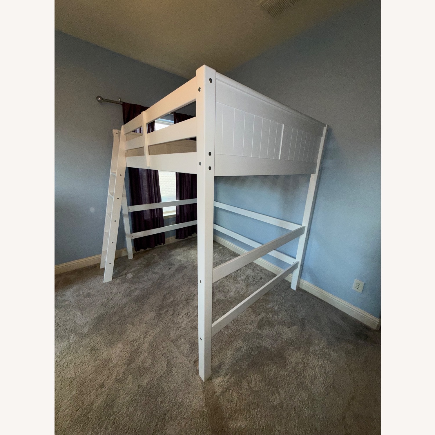 Wayfair Snari White Full Size Loft Bed - image-2