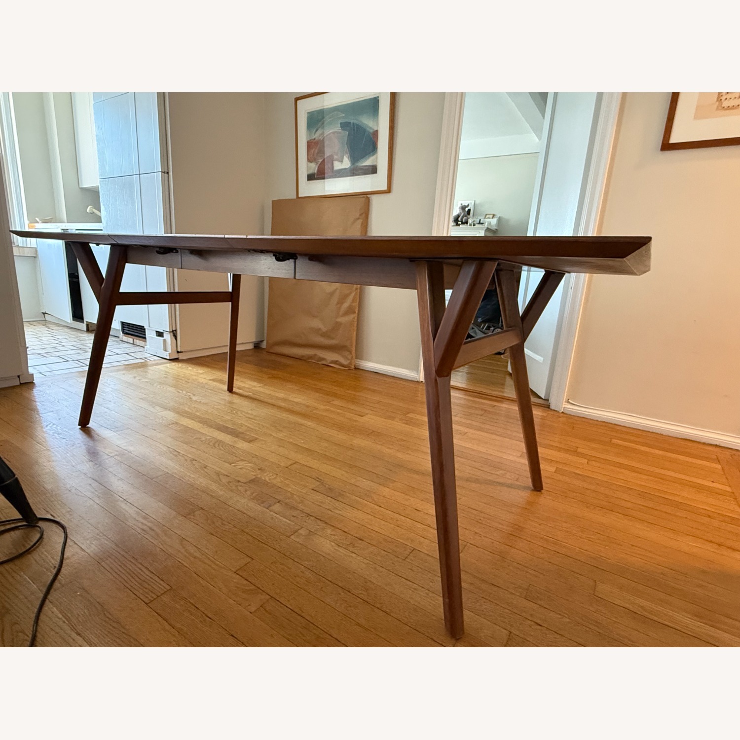 West Elm Dining Room Table (Expandable) - image-1