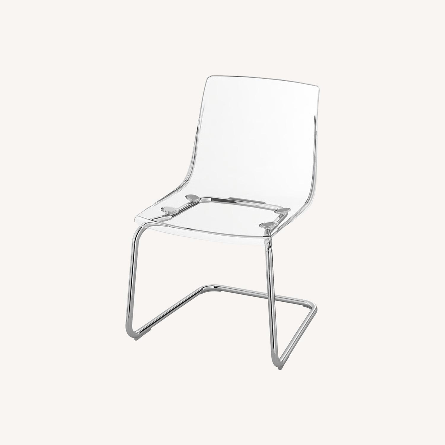 IKEA Four Clear Dining/Accent Chairs - image-0