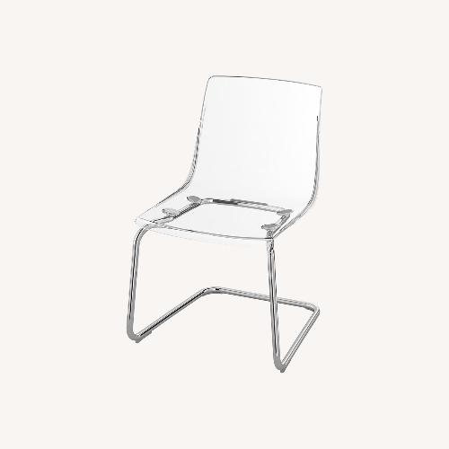 Used IKEA Four Clear Dining/Accent Chairs for sale on AptDeco