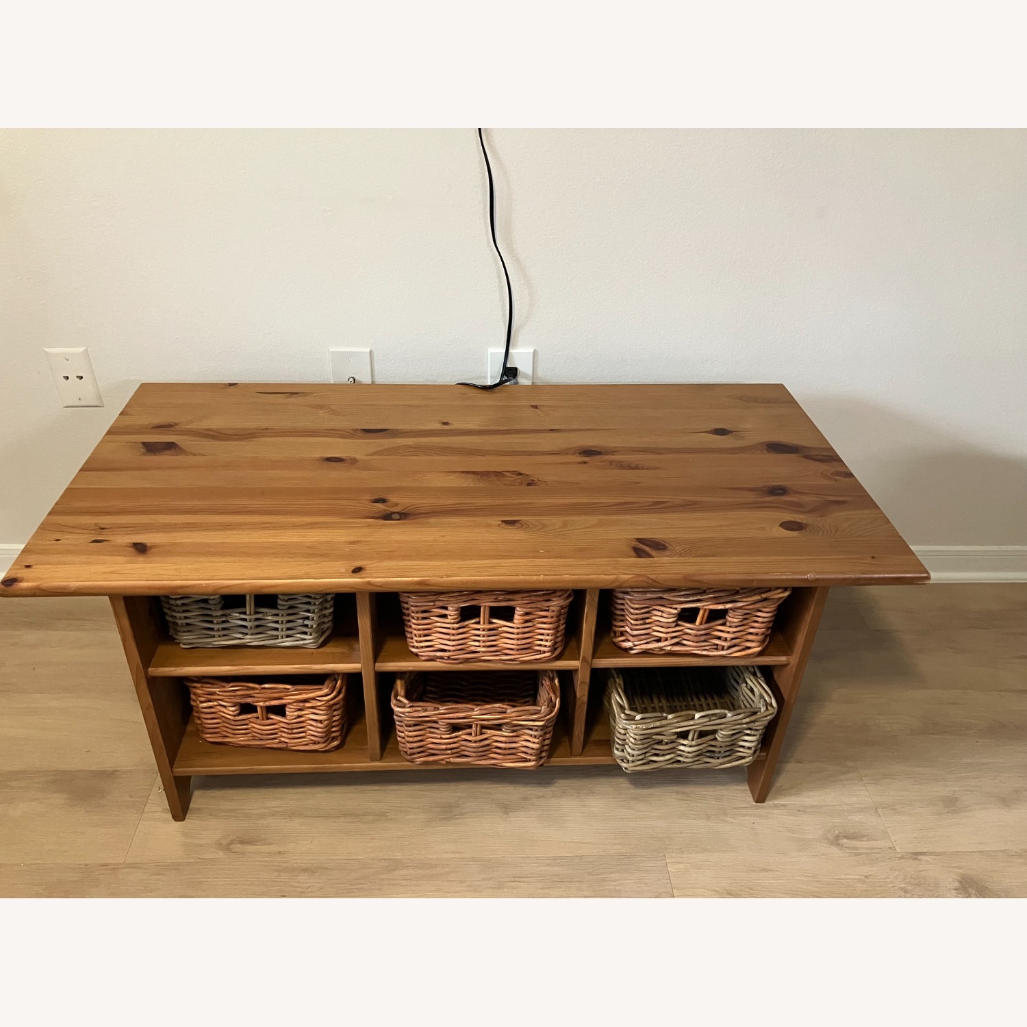 IKEA(イケア) 木製チェスト LEKSVIK