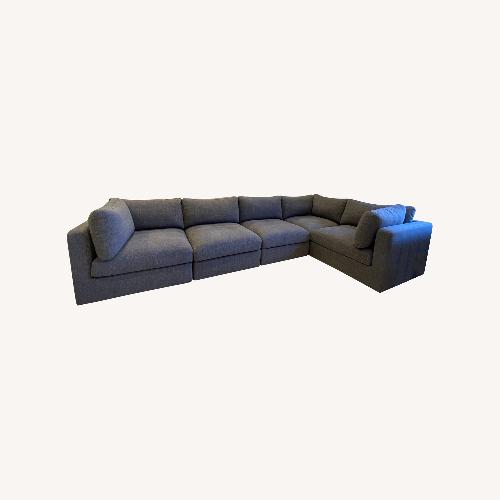 Used Interior Define Dark Grey Sectional for sale on AptDeco