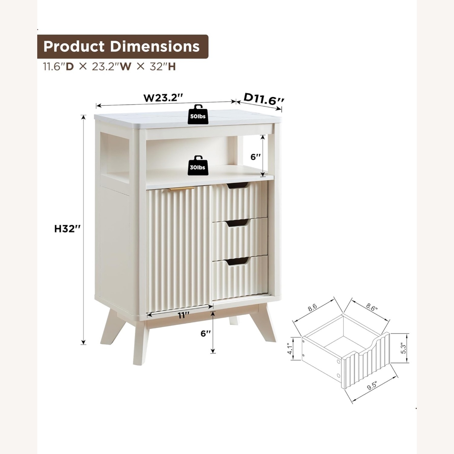 Bathroom Storage Cabinet  - image-1