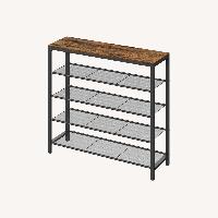 VASAGLE Shoe Rack, 5-Tier Shoe Storage Organizer