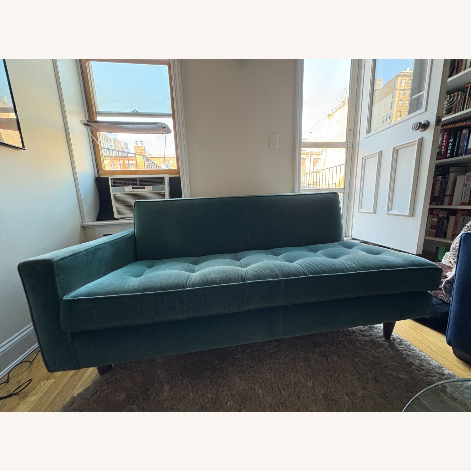 Room & Board Reese Green Velvet Sofa - image-2