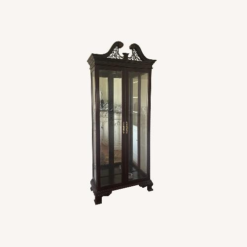 Used Mahogany Curio Cabinet  for sale on AptDeco