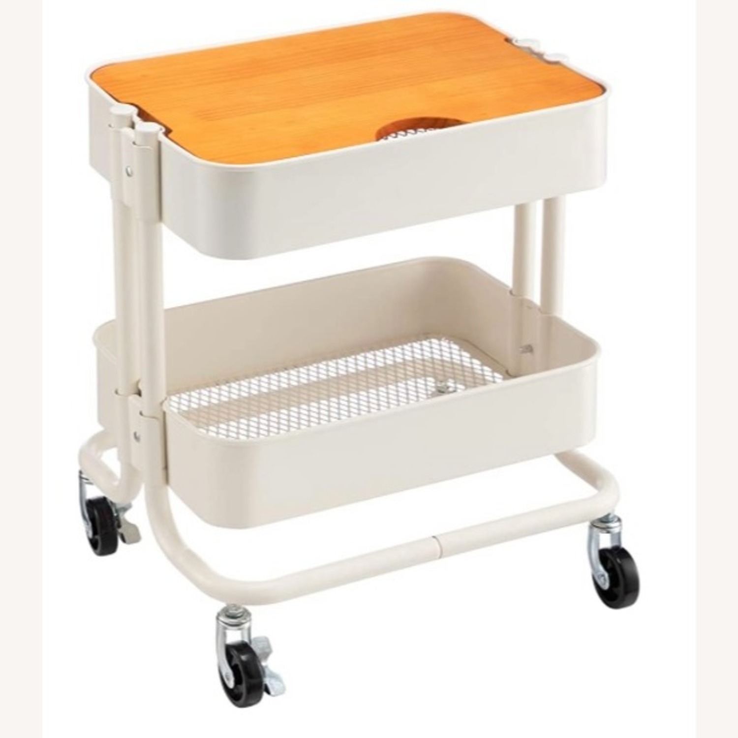 Utility Cart with Detachable Tray - image-1