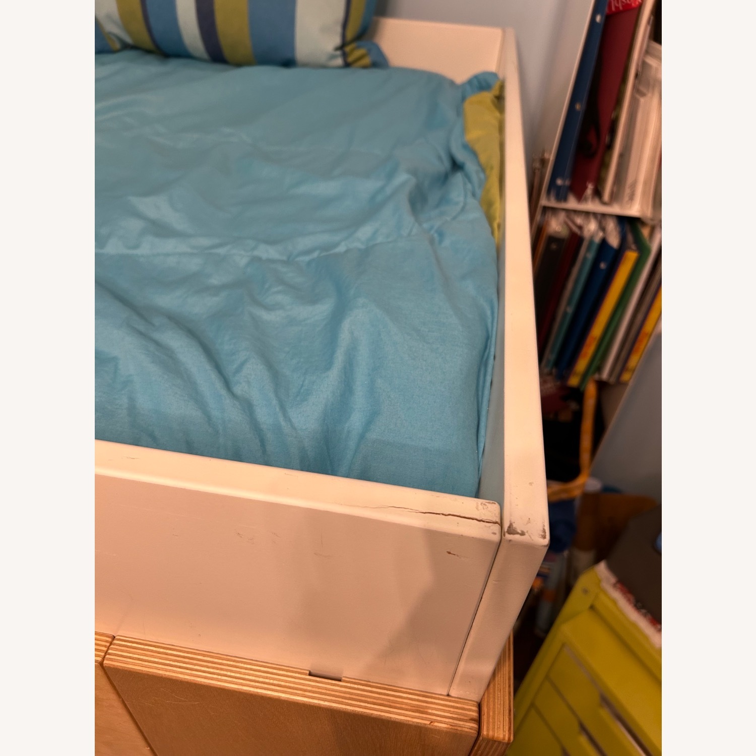 Oeuf Perch Loft Bed White/Maple - image-5