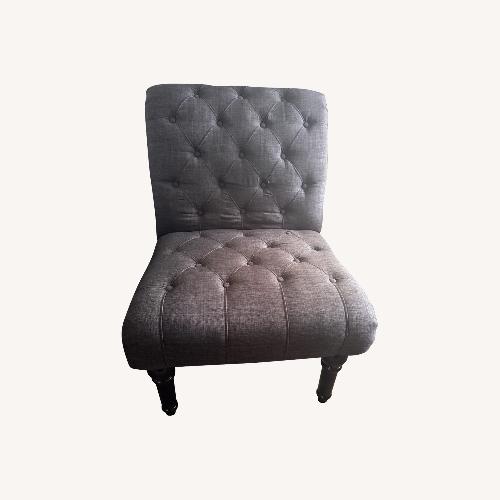 Used Black Chaise Accent Chair for sale on AptDeco
